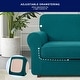 preview thumbnail 58 of 63, Subrtex 3-Piece Stretch Armchair Slipcover Sets with 1 Backrest Cushion Covers and 1 Seat Cushion Covers