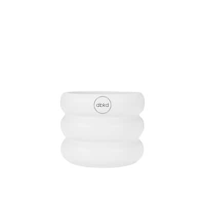 Sm. MUD White Planter - White