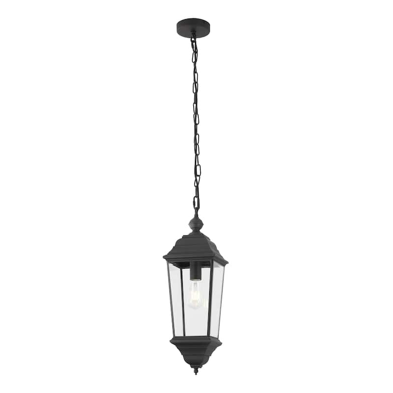 SAFAVIEH Outdoor Lighting Teri 7-inch Metal Pendant - 7"W x 7"D x 82"H
