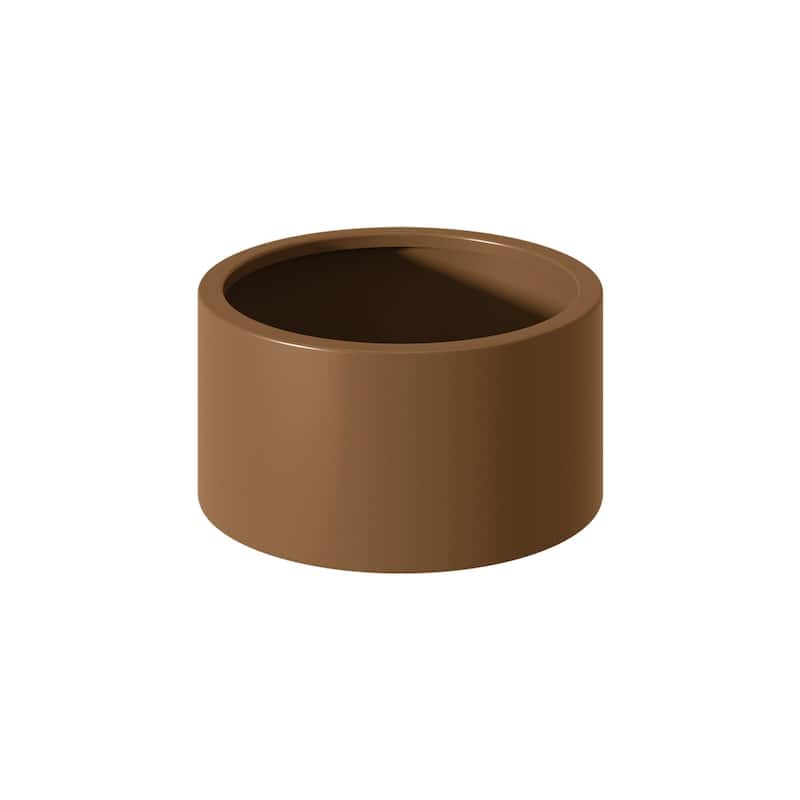 Corten Steel Round Raised Garden Bed Kit Pre-Rusted Metal Box for Vegetables, Flowers, Herbs Ideal for Outdoor Gardening