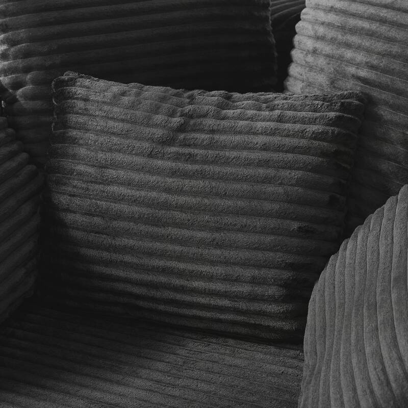 360° Swivel Chair Accent Barrel Chair Corduroy Round Sofa Chair