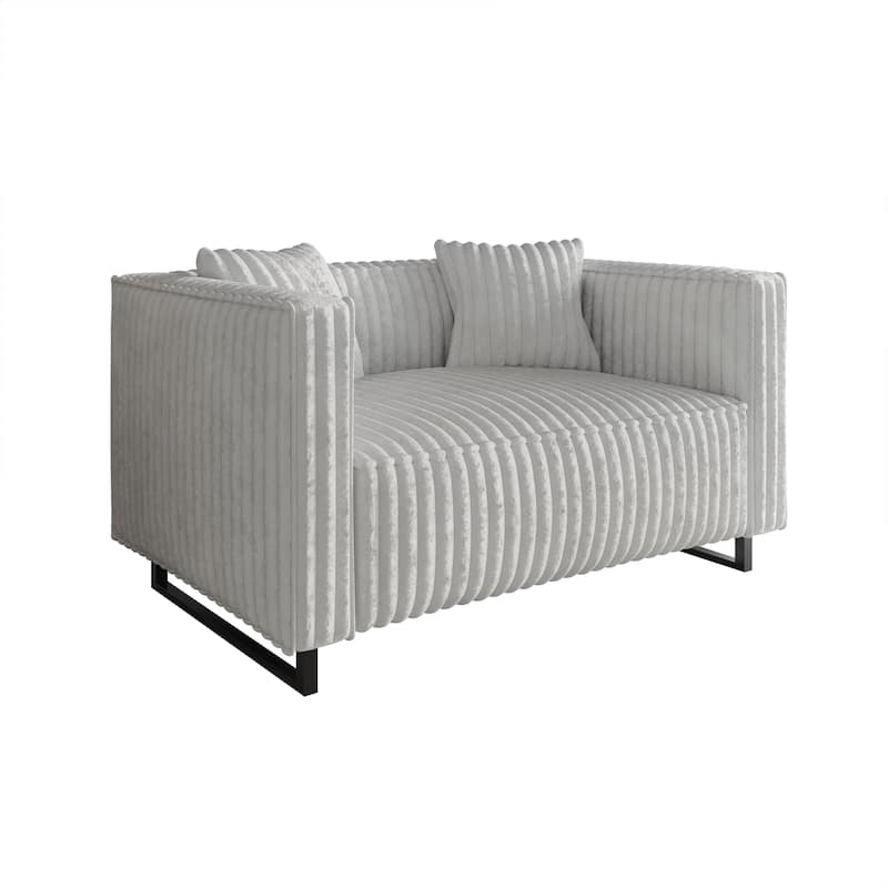 CraftPorch Mid Century Modern Upholstered Loveseat - N/A