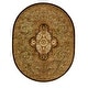 preview thumbnail 79 of 82, SAFAVIEH Handmade Classic Hazelle Traditional Oriental Wool Rug 7'6" x 9'6" Oval - Beige/Olive - Oval