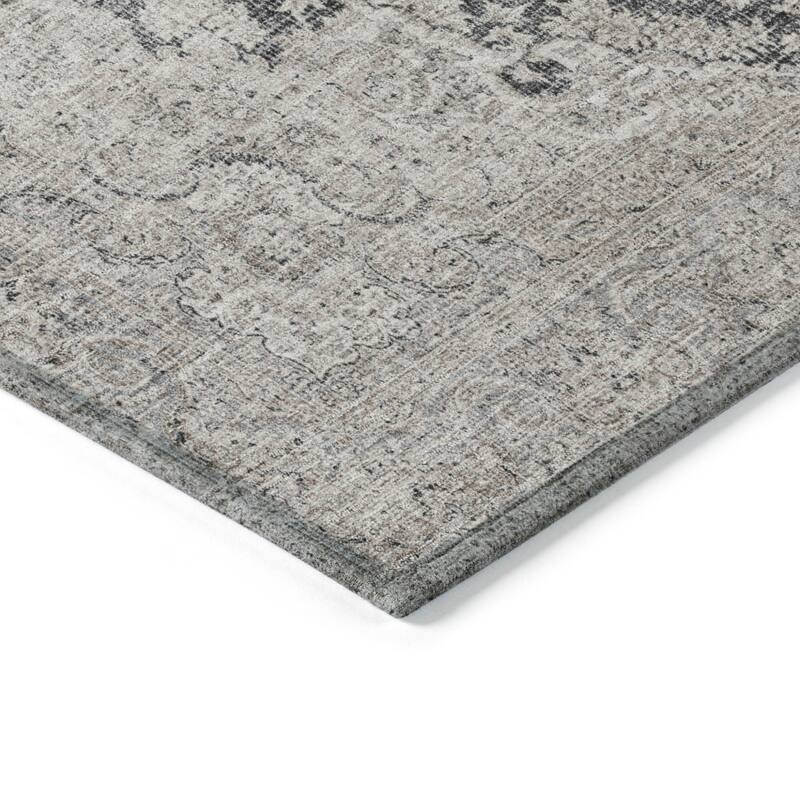 HomeRoots Oriental Traditional Rectangle Outdoor Rug