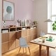 preview thumbnail 5 of 71, Set of 4 Plastic Dining Side Chair Wood For Event Kitchen Office Event Garden Patio Cafe Indoor Outdoor
