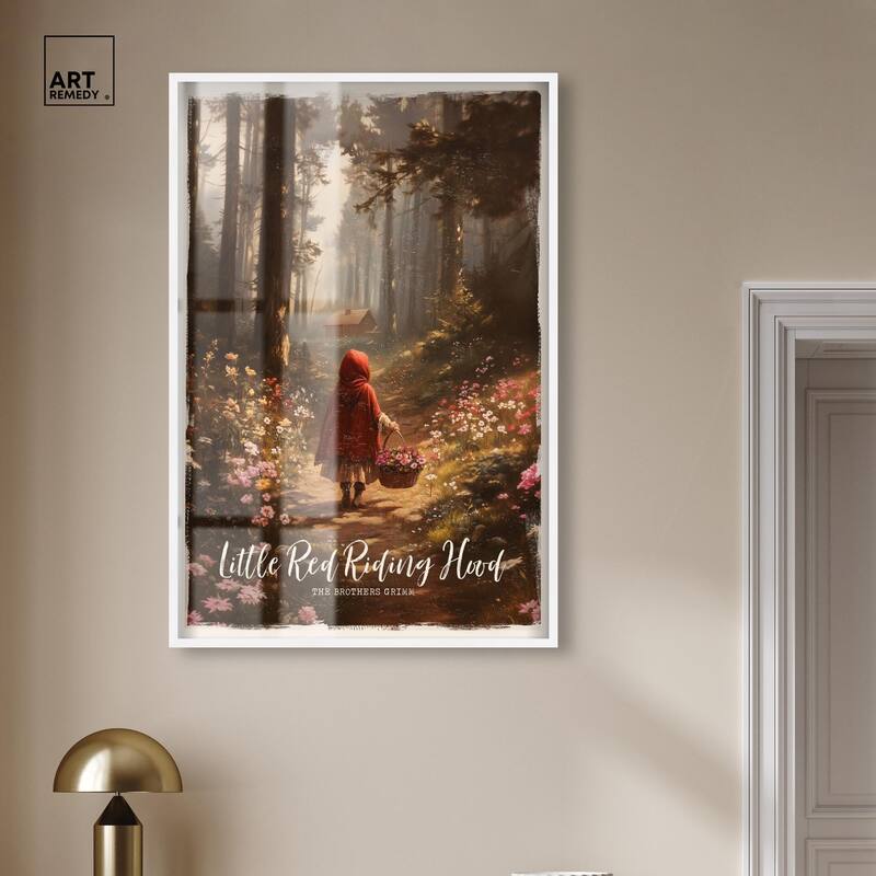 Classic Red Riding Hood Shadowbox by Art Remedy