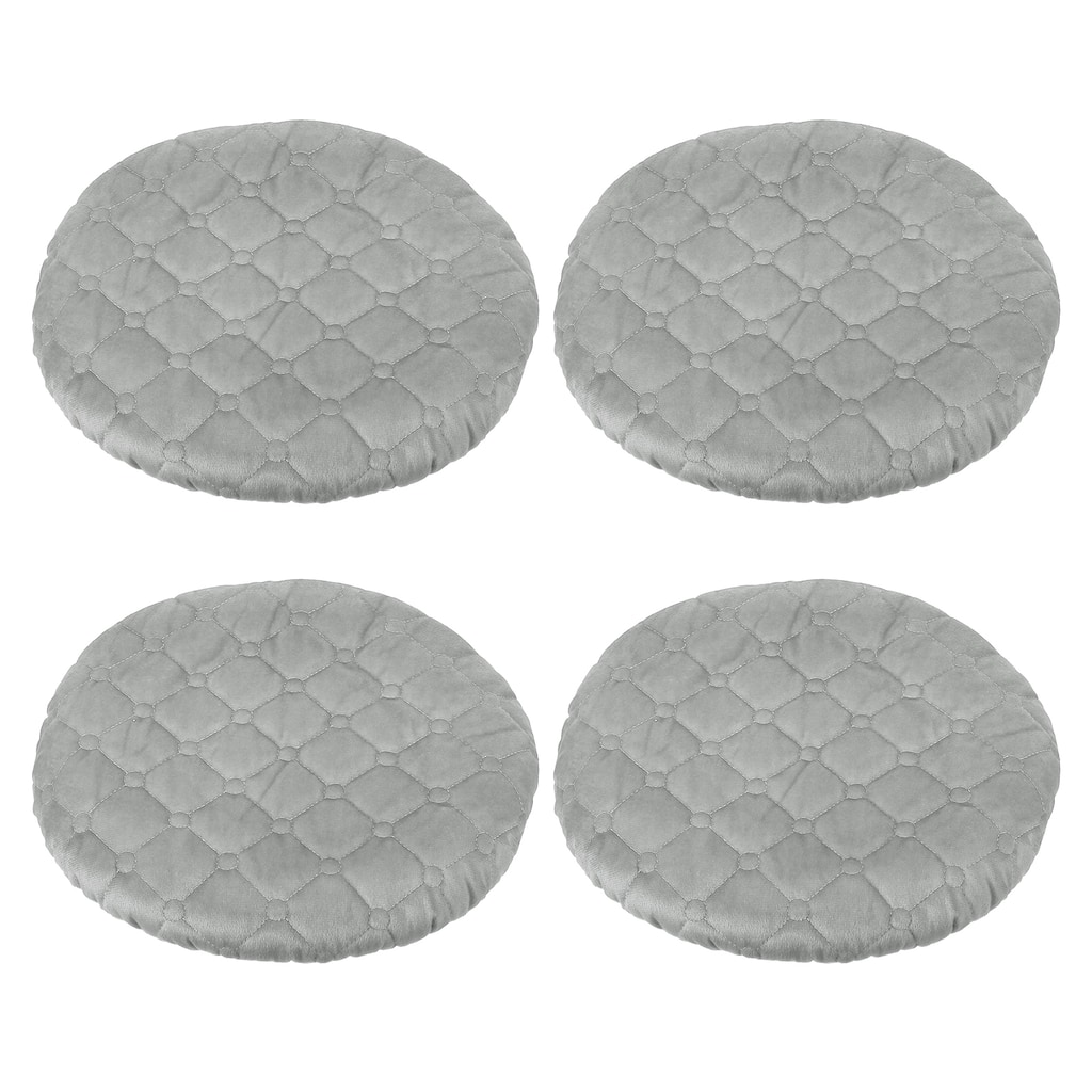 4Pcs Bar Stool Cover, Elastic Bar Stool Seat Covers for 10"-13" Chair