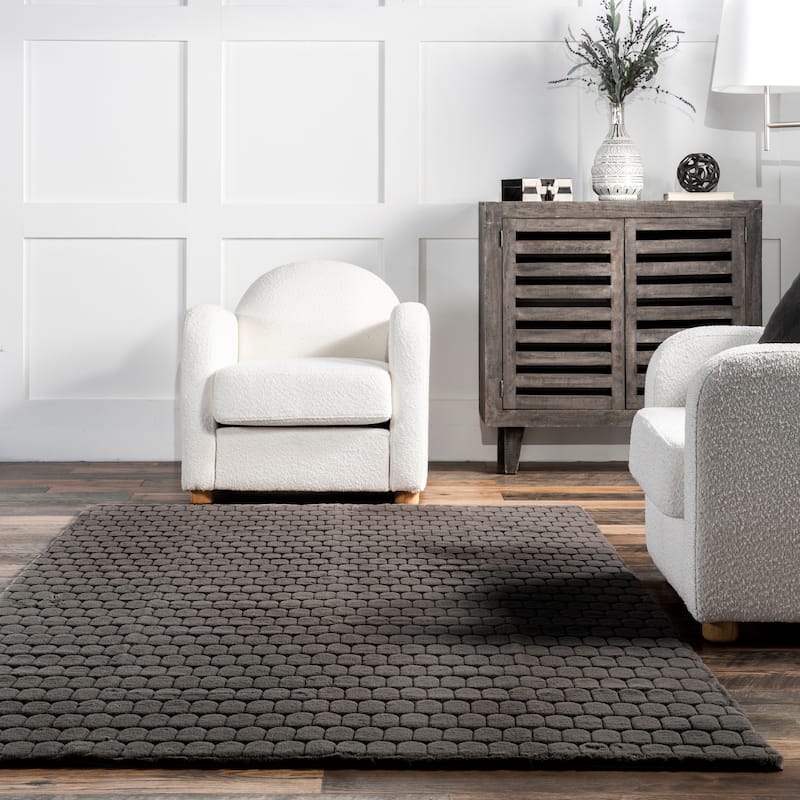 Nuloom Nia SuperiorWash Tile Faux Rabbit Machine Washable Area Rug
