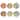 Certified International Damask Floral 8.5-inch Salad/Dessert Plates, 6 Assorted Designs