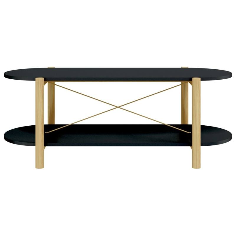 vidaXL Coffee Table Living Room End Table Accent Sofa Table Engineered Wood - 43.3"x18.9"x15.7"