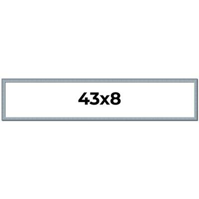 43x8 Frame Rustic Sky Blue Solid Wood Picture Frame | 0.75 Inch