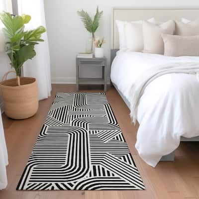 Premium Washable Super Soft Modern Geo Mayfield Rug