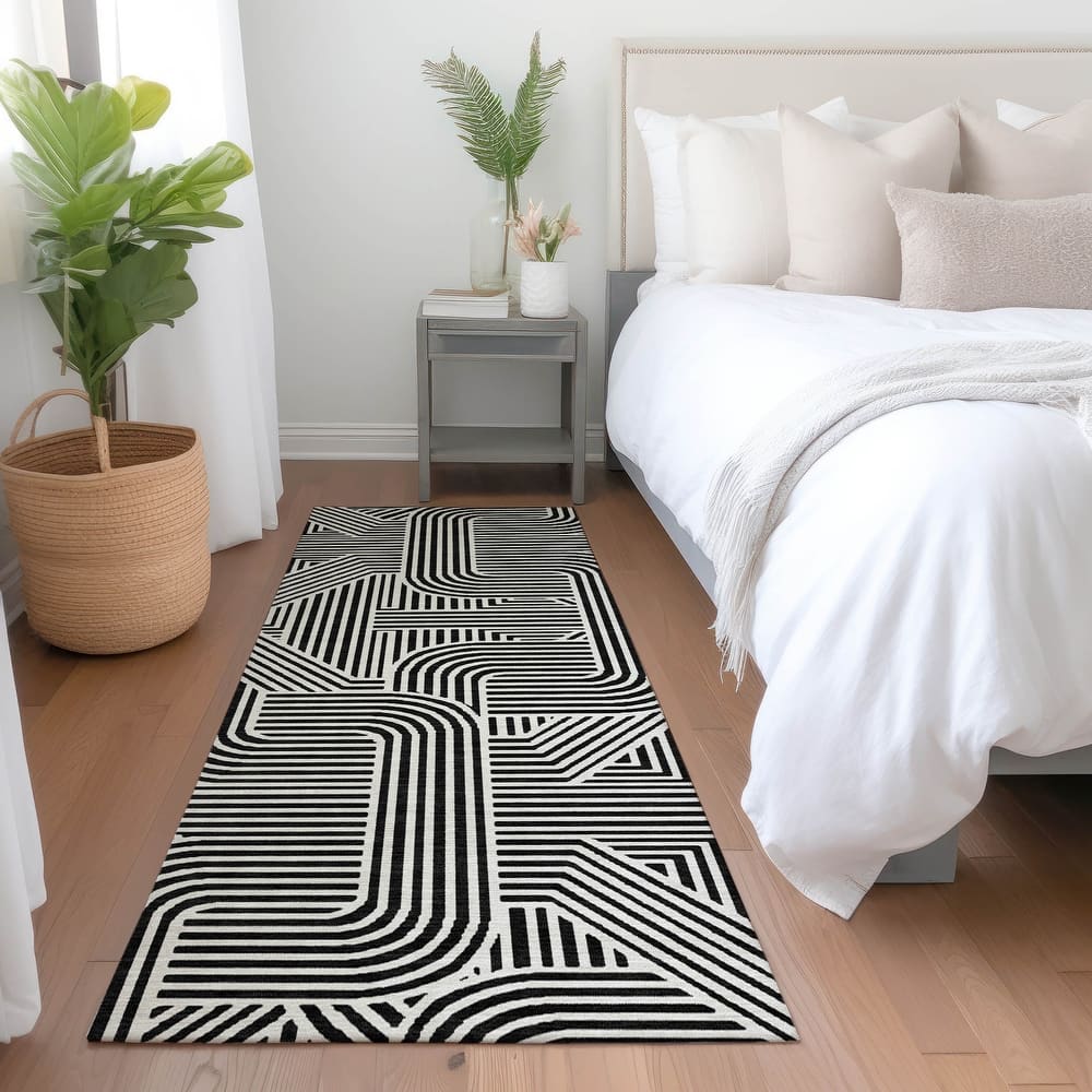 Premium Washable Super Soft Modern Geo Mayfield Rug