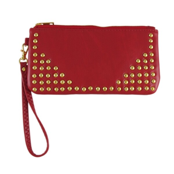 gold wristlet purse
