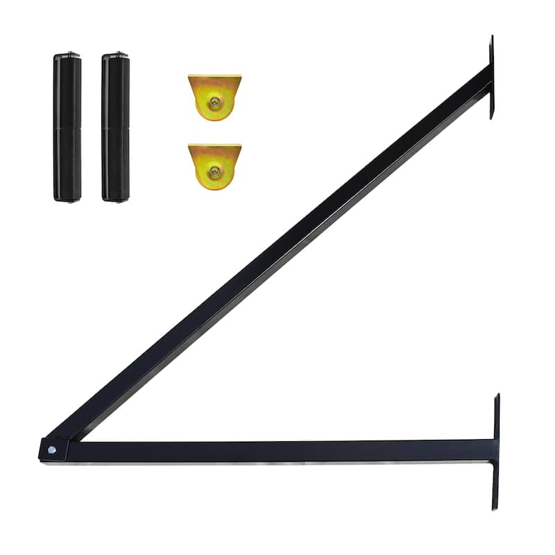 ALEKO Garden Steel Single Sliding 12 ft Driveway Gate Madrid Style with Gate Opener