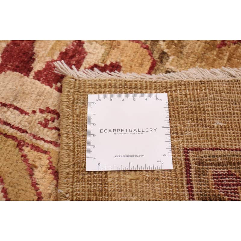 ECARPETGALLERY Hand-knotted Chobi Finest Brown Wool Rug - 9'10 x 14'4