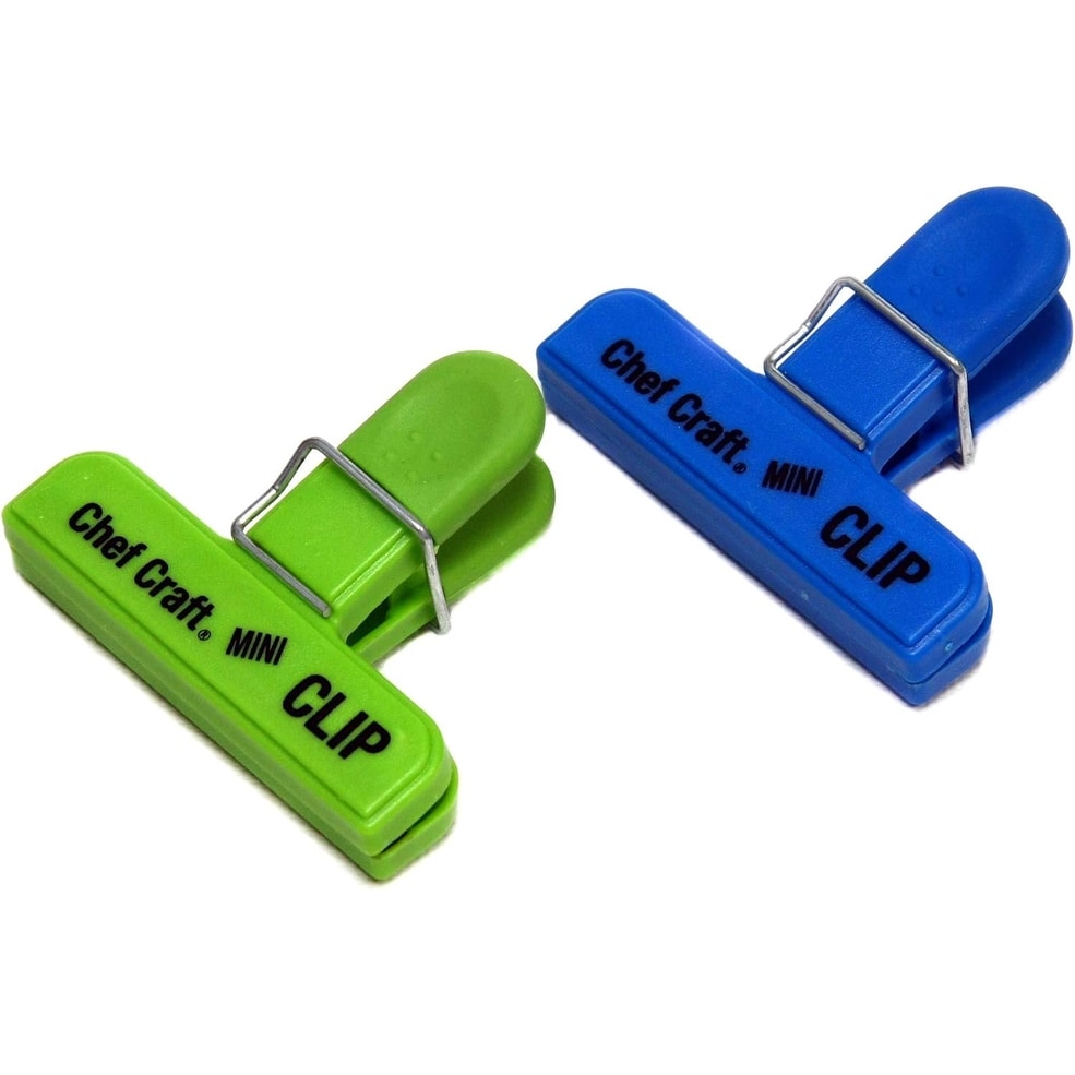 Chef Craft Select 3-Inch Plastic Mini Bag Clip Set