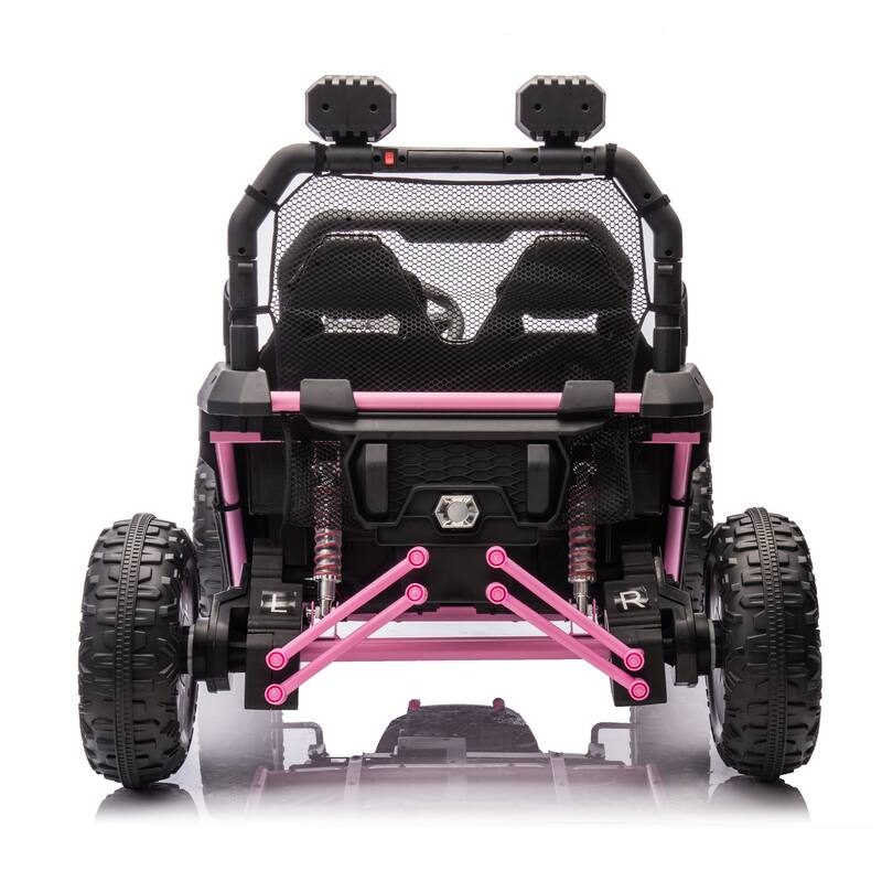 Powerful 24V Kids Ride On UTV, True Two-Seater with Remote Control, 400W Motors, Bluetooth, Four-Wheel Suspension, LED Lights