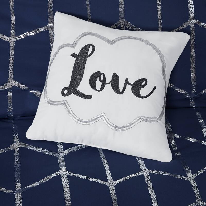 Intelligent Design Khloe 5-pc. Metallic Printed Comforter Set