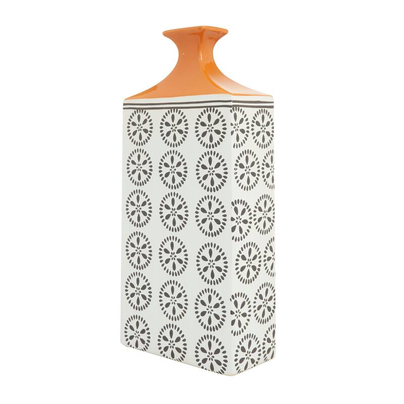 White Stoneware Transitional Vase