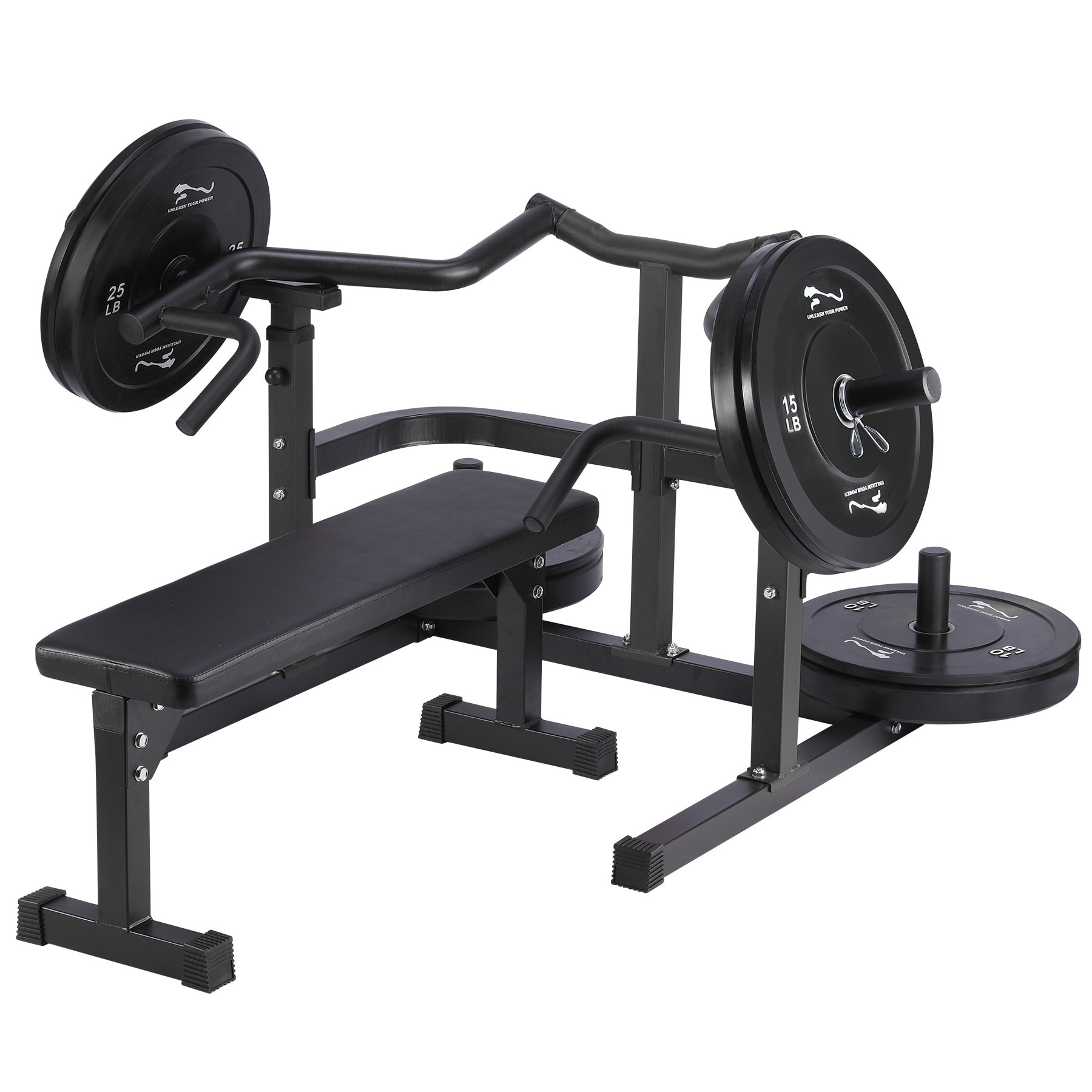 Chest Press Machine With Adjustable Flat Bench Bed Bath