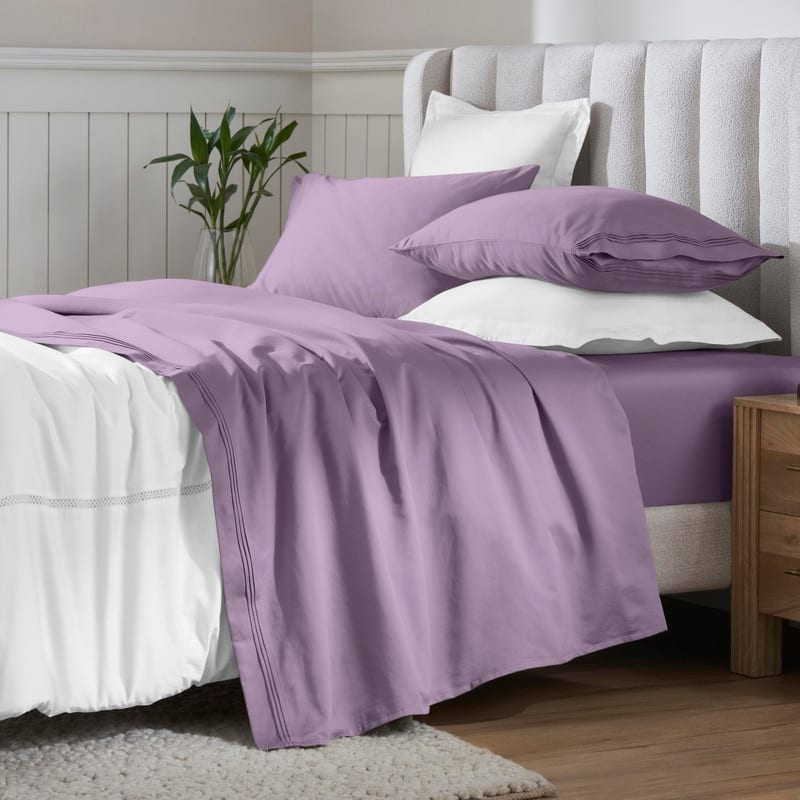 Superior Egyptian Cotton 650 Thread Count Deep Pocket Solid Sheet Set