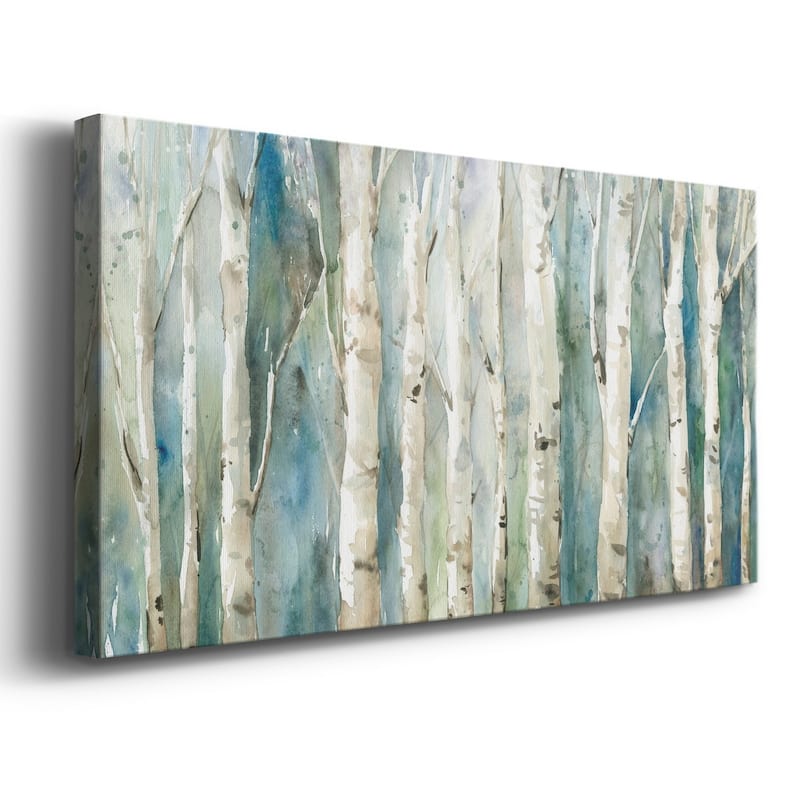 Birch River Walk- Premium Gallery Wrapped Canvas - Ready to Hang