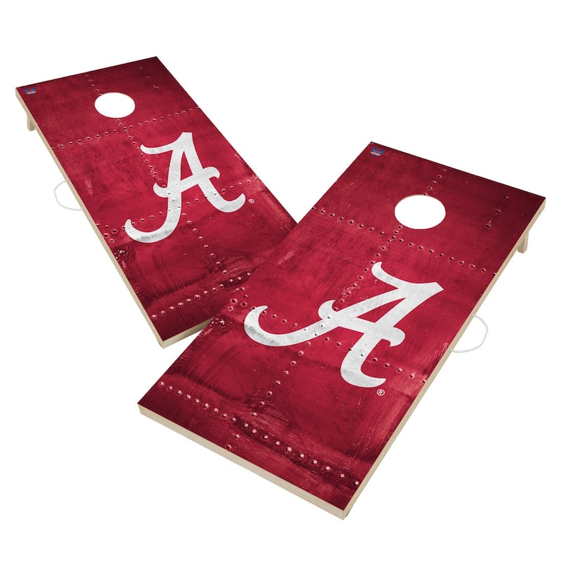 Alabama Crimson Tide Cornhole Board Set - Rivet Design