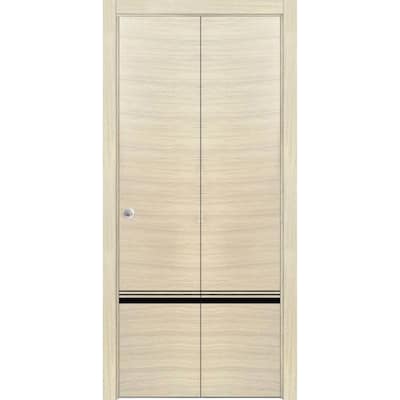 Bi-fold Doors 56 x 80 Planum 0012 Natural Veneer with Sturdy Tracks