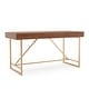 preview thumbnail 4 of 11, Vaiz Modern 60-inch Metal 3-Drawer Computer Desk with Drawers by Furniture of America