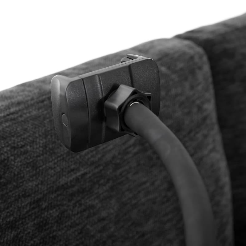 Modular Sectional Sofa with Movable Ottoman Convertible L-Shape or U-Shape Sofa Bed Built-in USB Charging Ports and Phone Holder