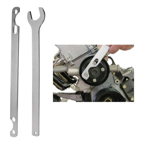 2pcs Removal Tool Kit For BMW Fan Clutch Nut 32mm Wrench and Water Pump Holder e