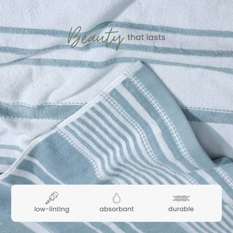 Martex Restore Batten Stripe Bath Towel