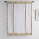 preview thumbnail 7 of 8, Exclusive Fabrics Printed Room Darkening Tie Up Indoor Window Shades Single Curtain (1 Panel)