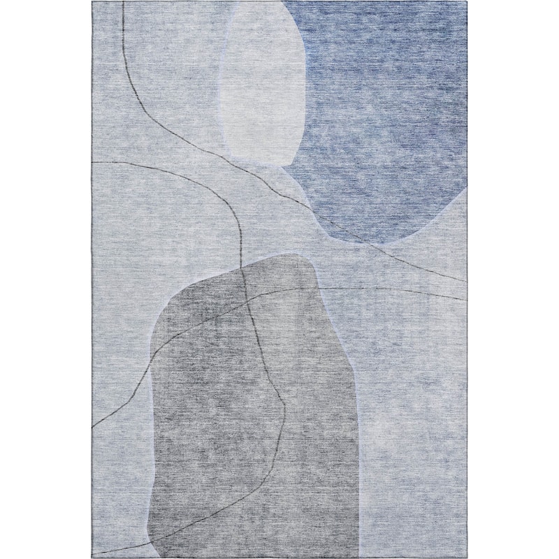 Premium Washable Super Soft Abstract Mod Mayfield Rug