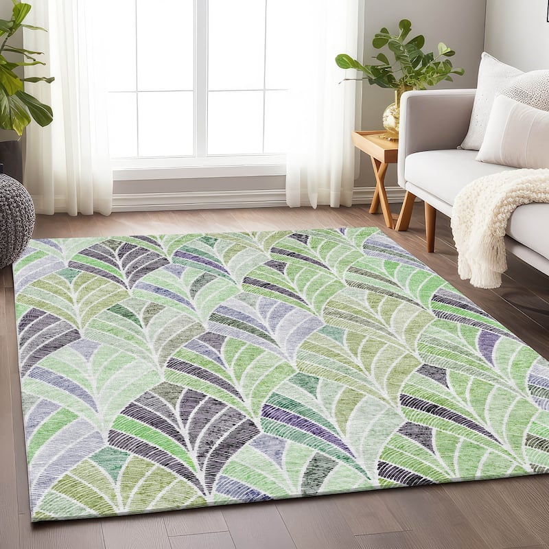 Premium Washable Super Soft Chic Mosaic Mayfield Rug