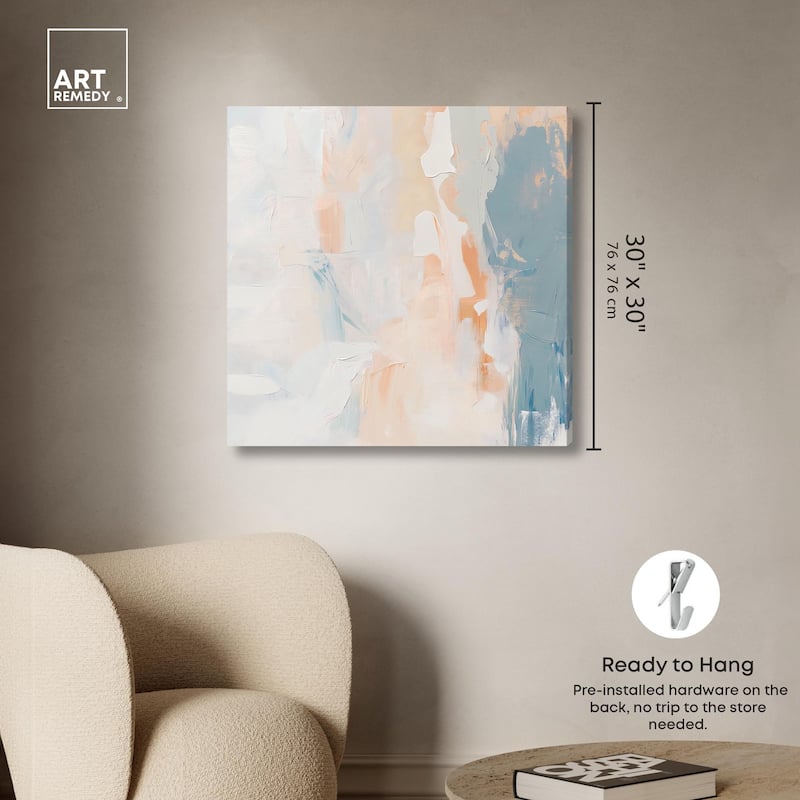Gossamer Light Canvas by Art Remedy, Gallery Wrapped