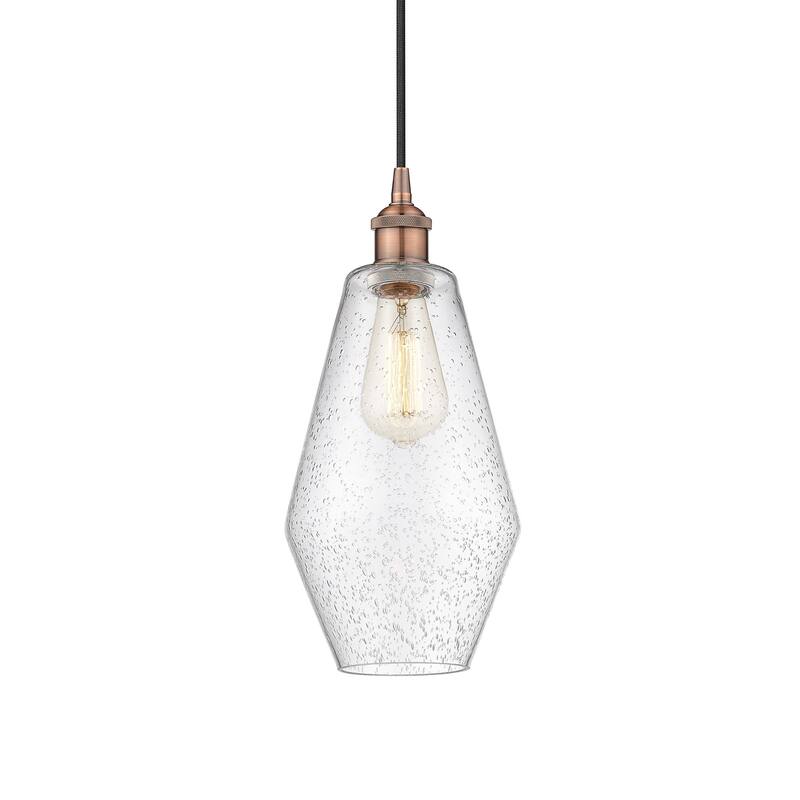 Innovations Lighting 616-1P-15-7 Cindyrella Pendant Cindyrella 7" Wide - Antique Copper / Seedy