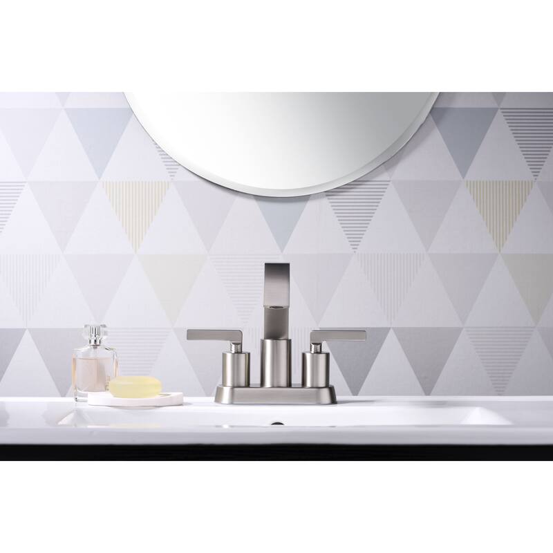 Ultra Faucets Ardua Collection Two-Handle 4" Centerset Lavatory Faucet