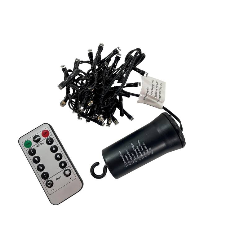 Direct Export 48 LED Twinkle Lights with Timer/Remote Battery Operated