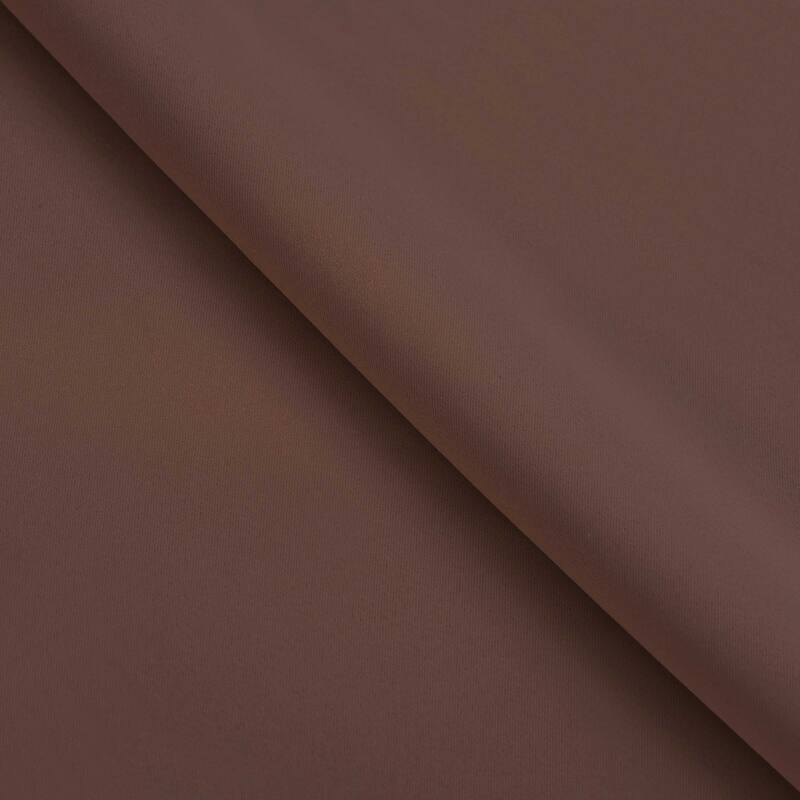 Modern Solid Room Darkening Blackout Curtains, Rod Pocket, Set of 2