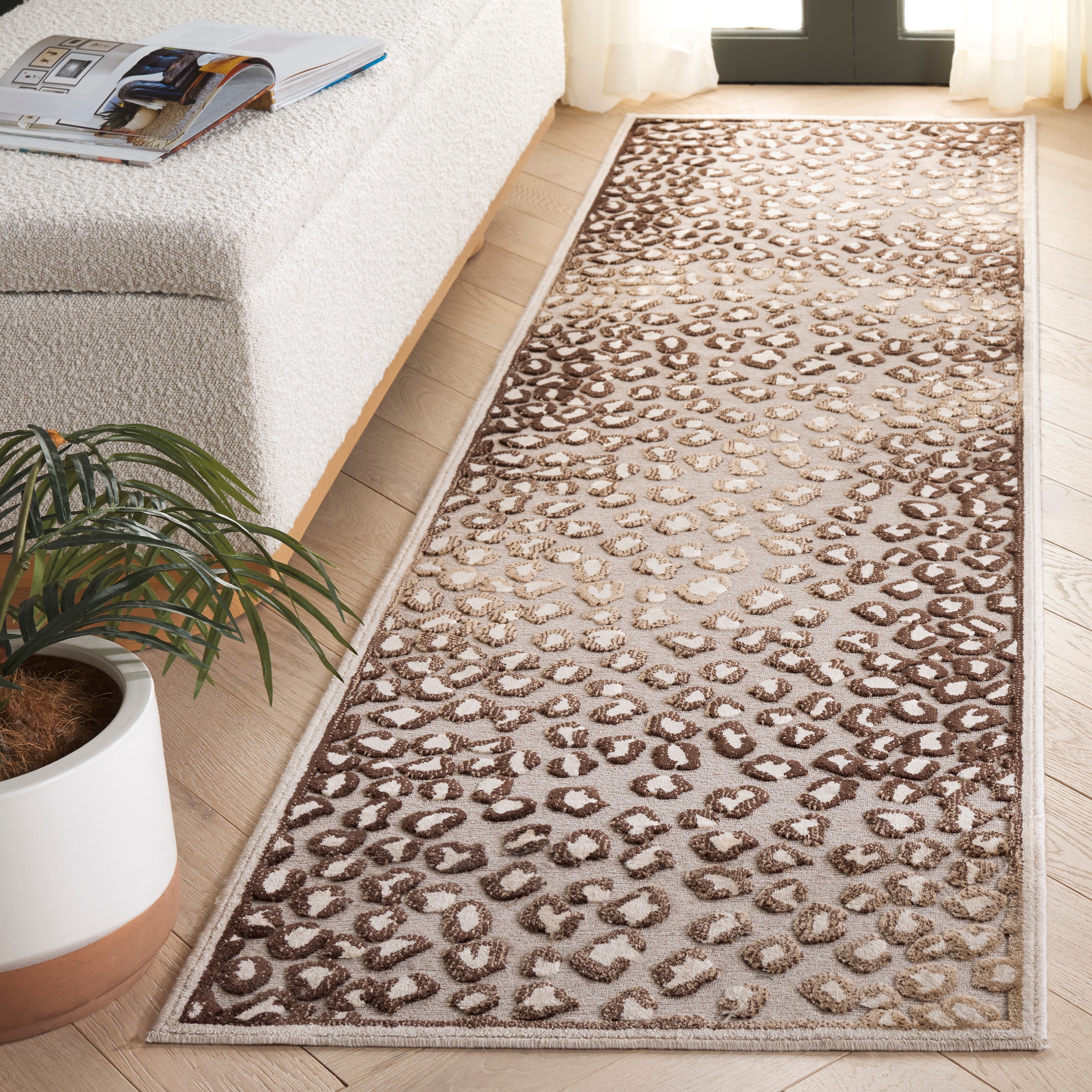 SAFAVIEH, Paradise Jeannie Leopard Viscose Rug - On Sale