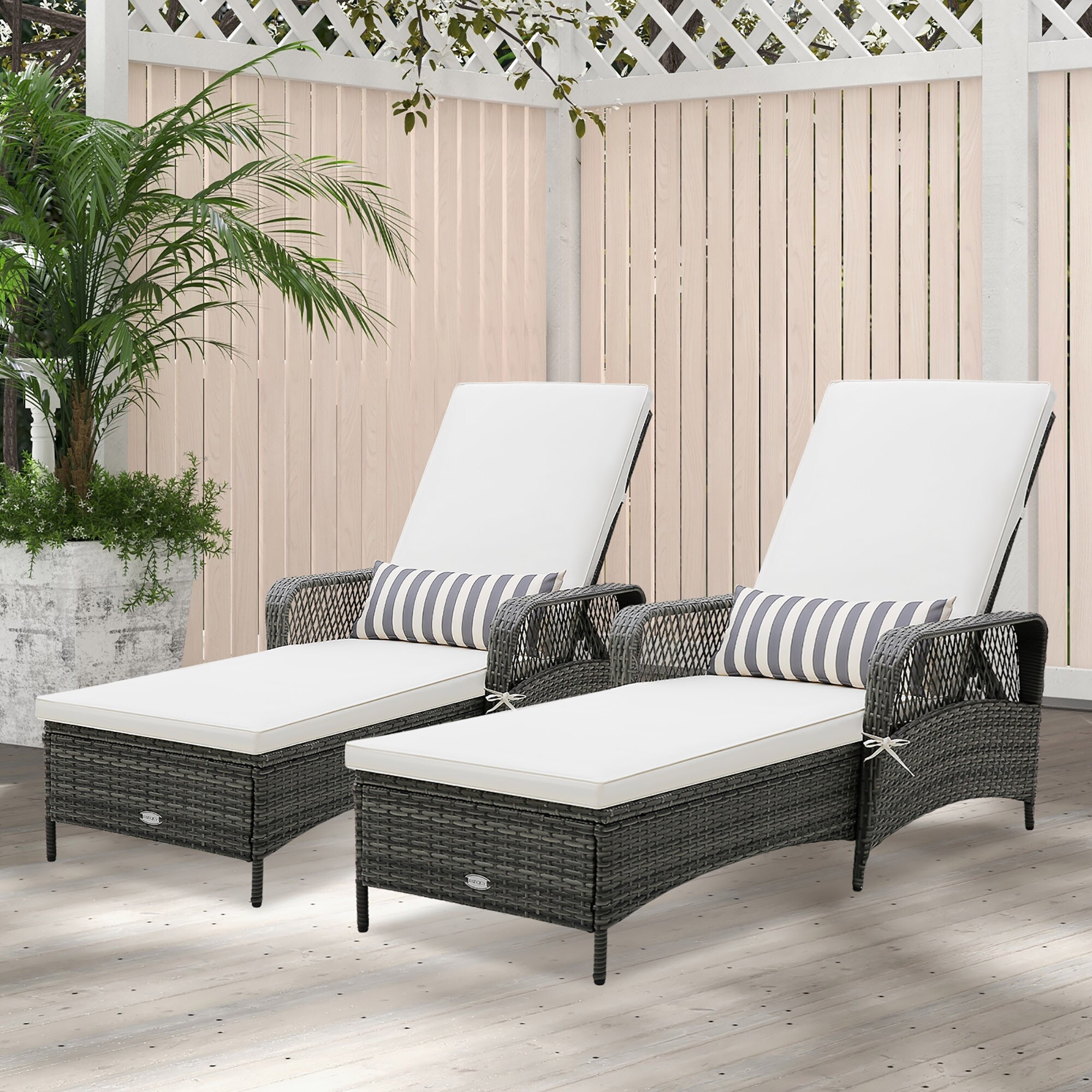 Gymax Outdoor Chaise Lounges Bed Bath Beyond
