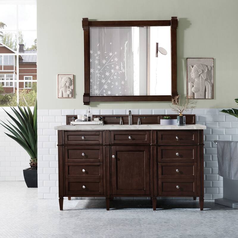 James Martin Vanities 650-V60S-FVSL Brittany 60" Free Standing Single