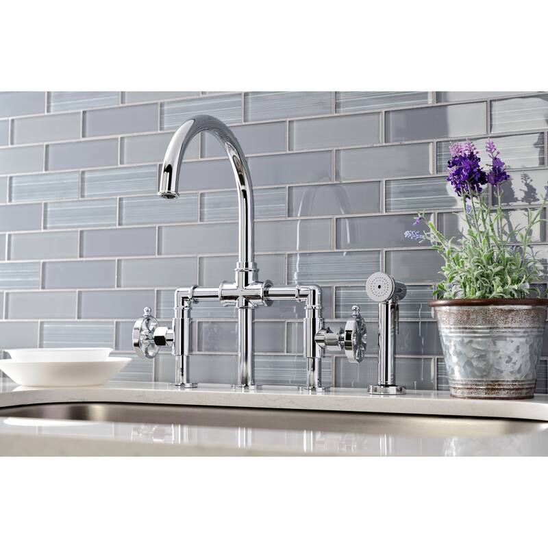 Kingston Brass Belknap Bridge Kitchen Faucet