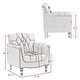 preview thumbnail 5 of 72, Tufted Accent Chair Vegan Leather Armchair for Living Room