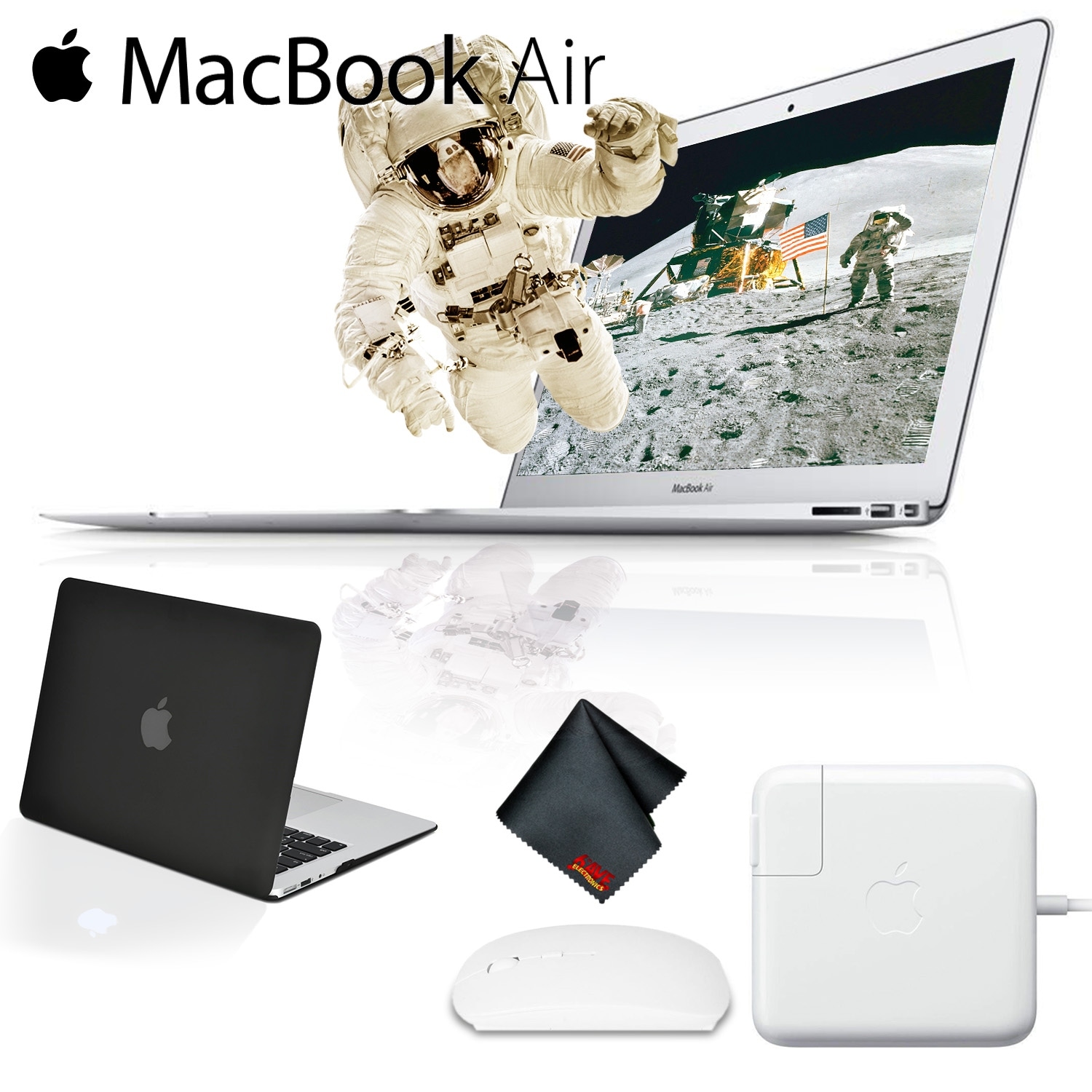Shop Apple 13 3 Macbook Air 256gb Ssd Starter Bundle Overstock 22243045