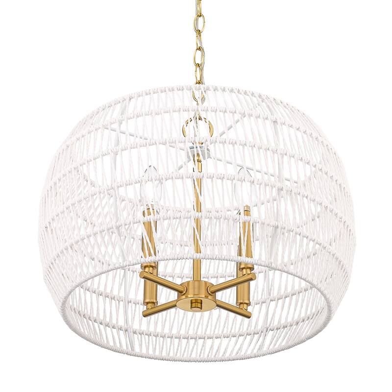 Ellie 19" Wide 4-Light Chandelier