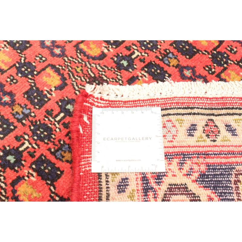 ECARPETGALLERY Hand-knotted Andelz Red Wool Rug - 2'5 x 10'0