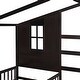 preview thumbnail 15 of 17, Wood House Bed Twin Size